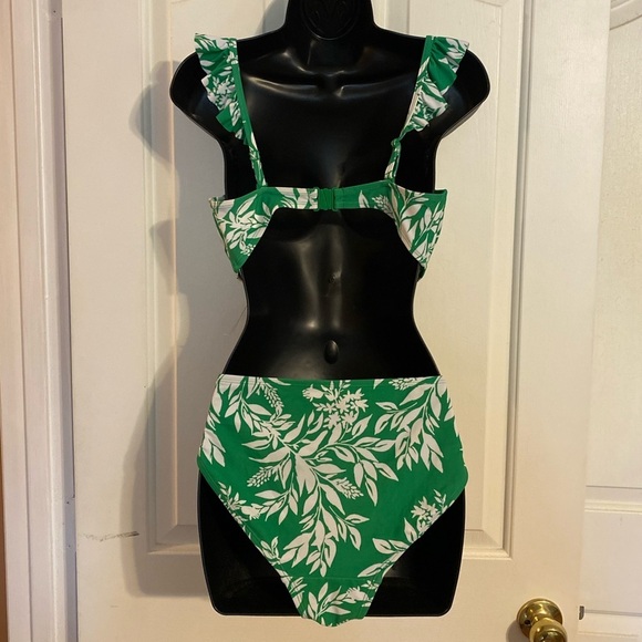 “PROFILE BY GOTTEX” Ruffled Leafy Bikini - Picture 9 of 12